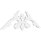 Ekena Millwork Pitch Milton Architectural Grade PVC Gable Pediment, 36"W x 13 1/2"H x 1"P (9/12) GPP036X014X100MIL - alternate 1